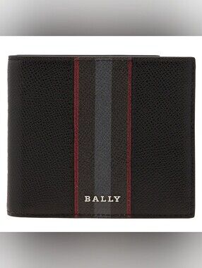 Bally Men's Brasai Leather Wallet in Black 8cc 603743